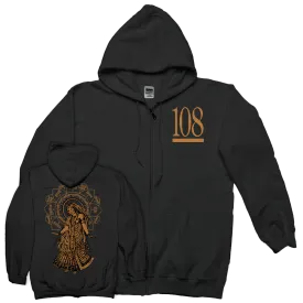 108 "Radha" Zip-Up Sweatshirt