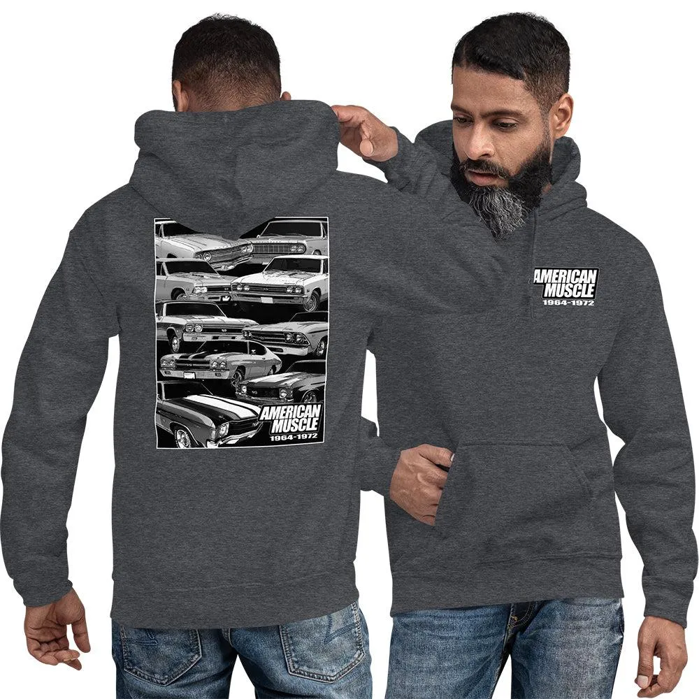 1964-1972 Chevelle Car Hoodie Muscle Car Sweatshirt