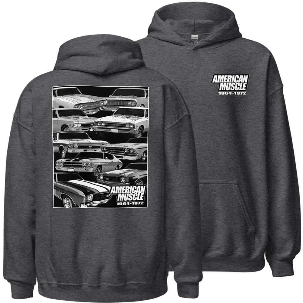 1964-1972 Chevelle Car Hoodie Muscle Car Sweatshirt