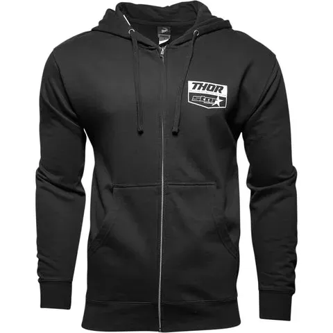 2023 THOR HOODY STAR RACING CHEVRON BLACK SMALL