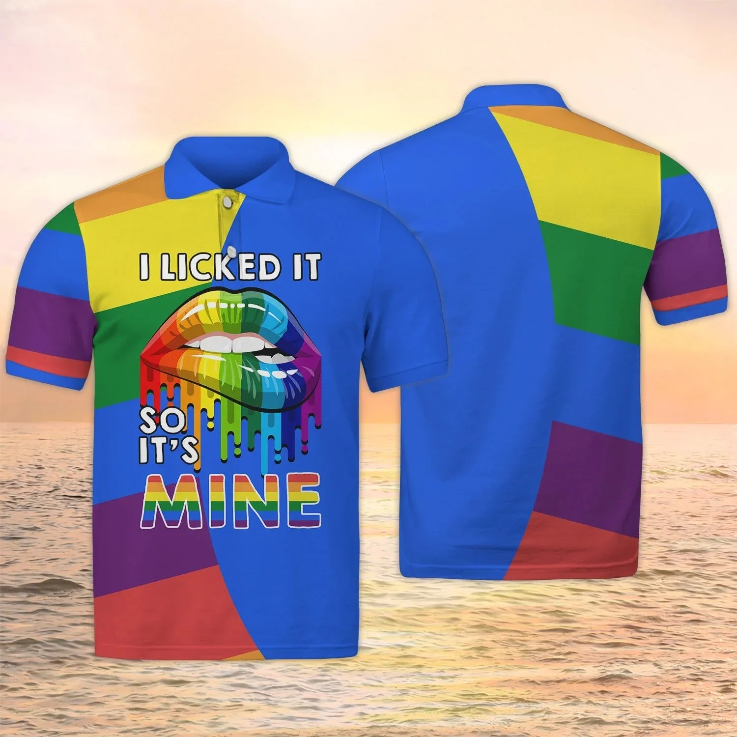 3D All Over Print LGBT Shirt, I Licked It So It's Mine Pride Hoodie, Couple Gay Clothing, LGBT Gifts