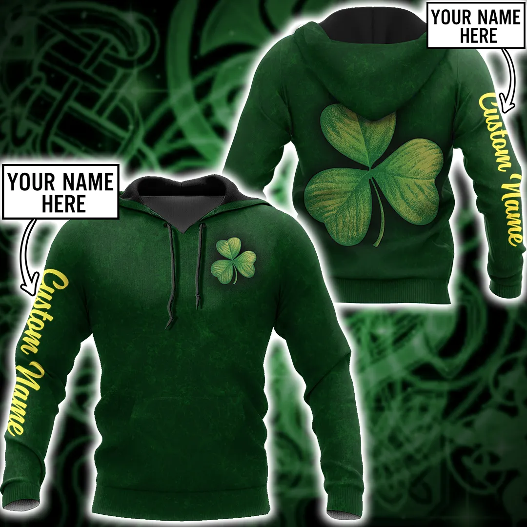 3D All Over Print Shamrock Patrick's Day Shirt, Customized 3D Shirt For Men Women, Shamrock Shirt