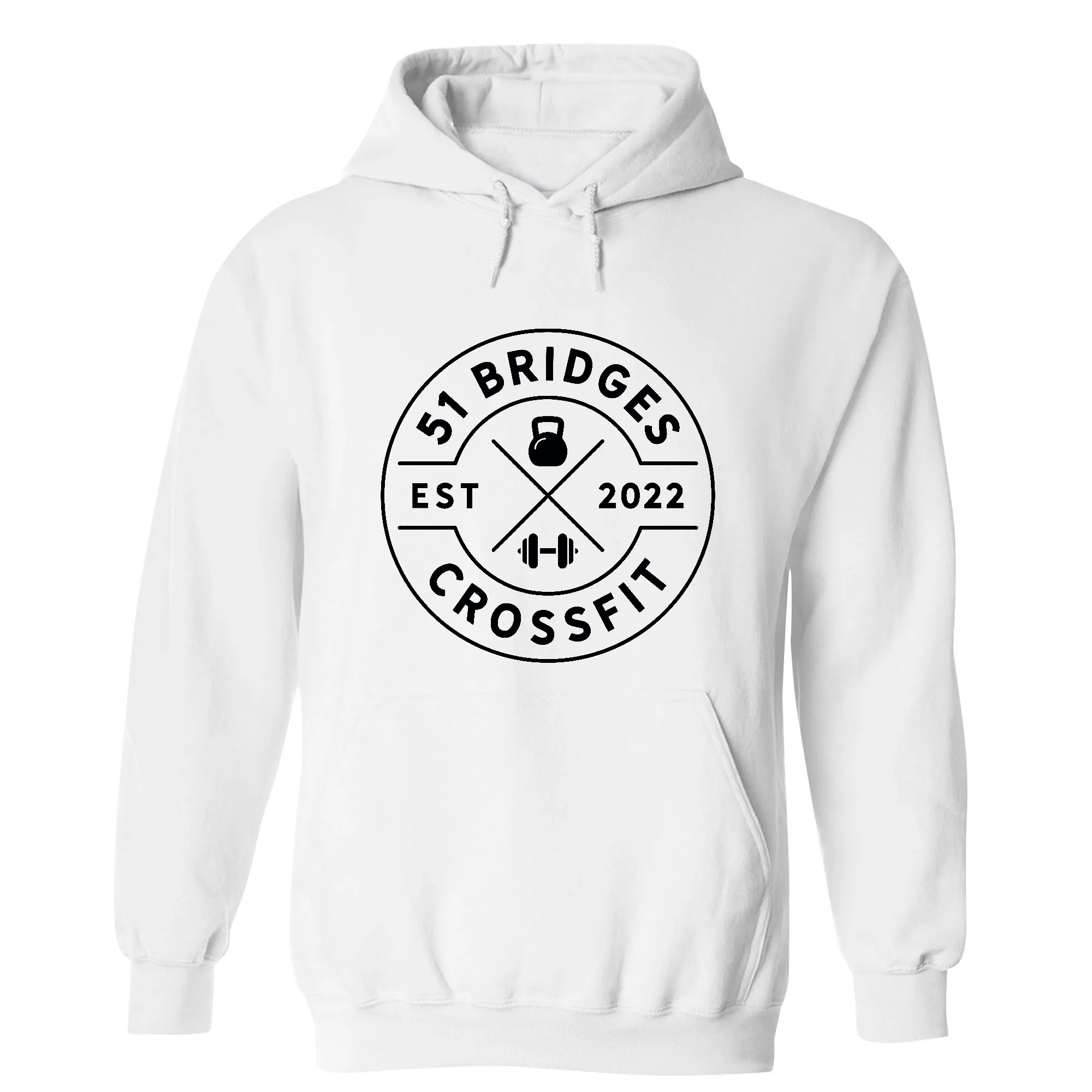 51 Bridges CrossFit Round Mens - Hoodie