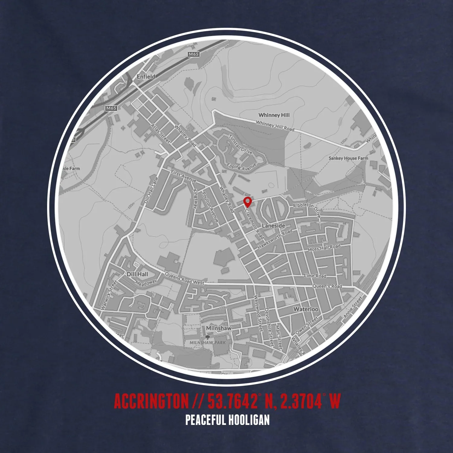 Accrington Stanley Location Sweatshirt Navy