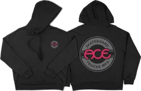 Ace Seal Hooded Sweatshirt - LARGE Black