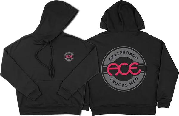 Ace Seal Hooded Sweatshirt - LARGE Black