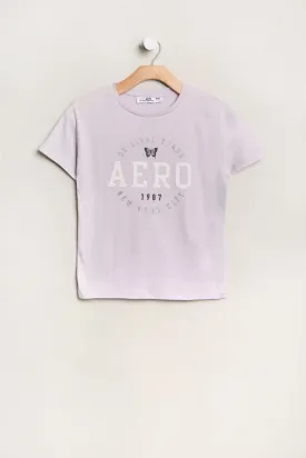 AERO Girls' 1987 Butterfly Graphic Tee