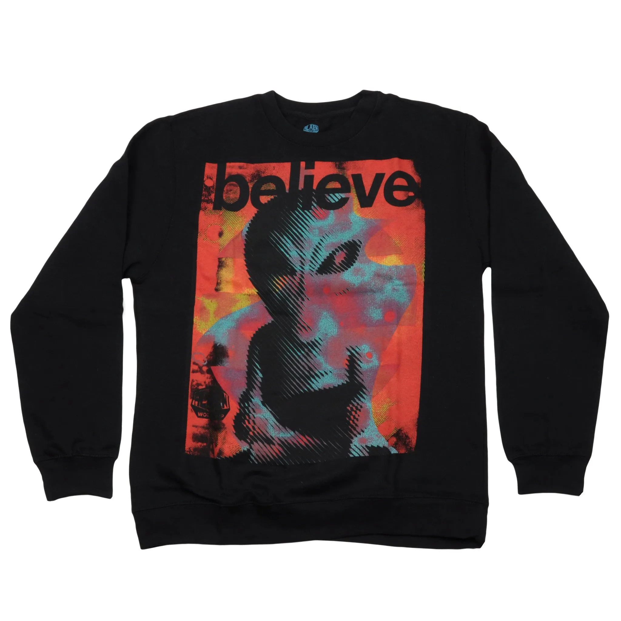 Alien Workshop Believe Overlord Crew Men's Sweatshirt - Black