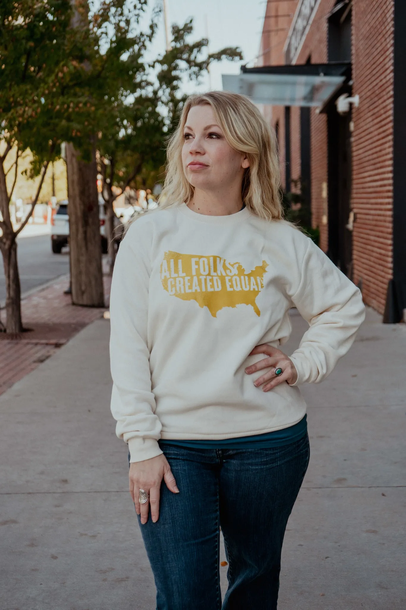 All Folks Created Equal Sweatshirt