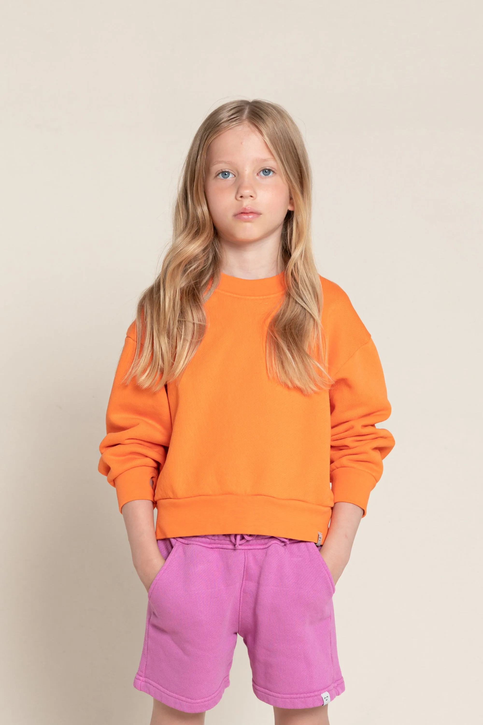 ALMA Soft Orange - Crew Neck Sweatshirt