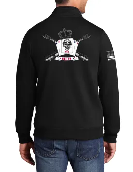 Alpha Battery Cadet Collar Full Zip Sweatshirt. This sweatshirt is NOT approved for PT.