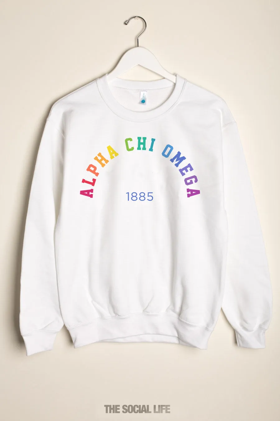 Alpha Chi Omega Team Pride Crewneck