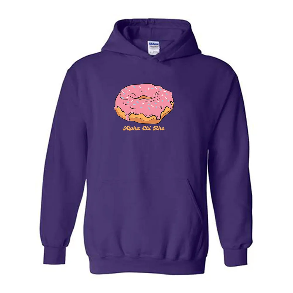 Alpha Chi Rho Donut City Hooded Sweatshirt