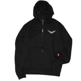 AM Aftermidnight NYC Zip Hooded Sweatshirt Black