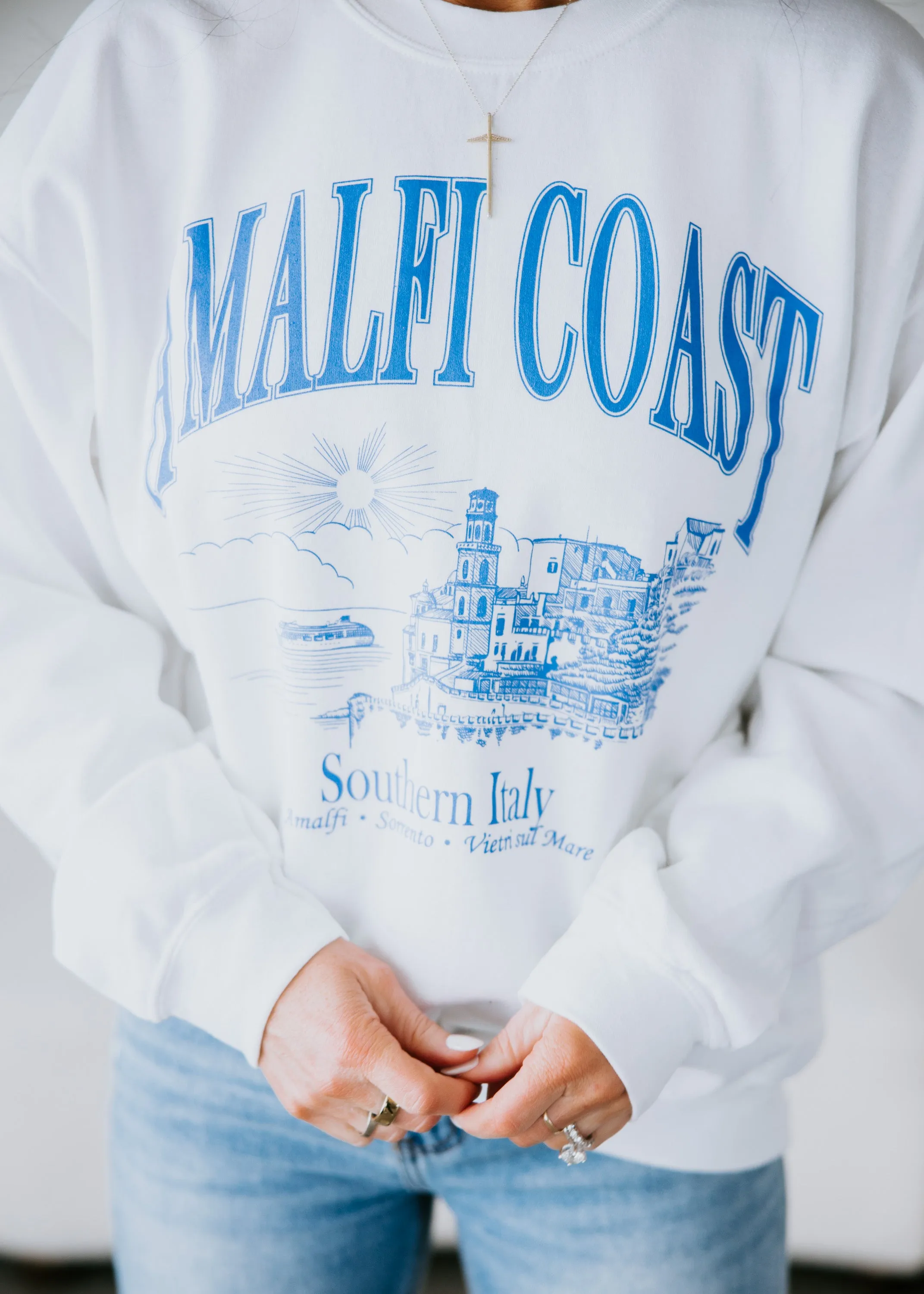 Amalfi Coast Graphic Sweatshirt