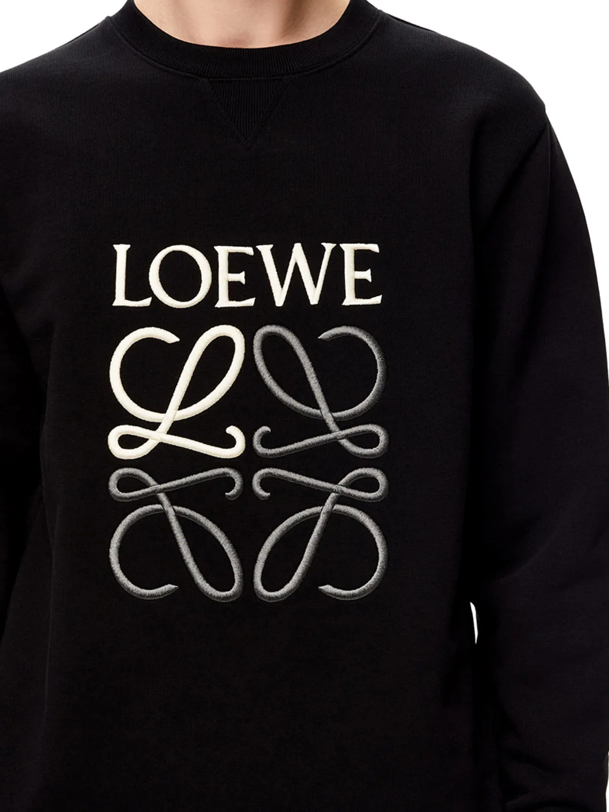 Anagram sweatshirt in cotton