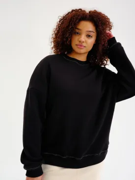 ANEMONE black crewneck