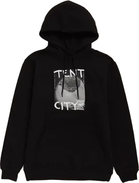 Antihero Tent City Hooded Sweatshirt - SMALL Black