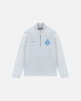 AOF x Club Brugge - Grey Quarter Zip Sweat