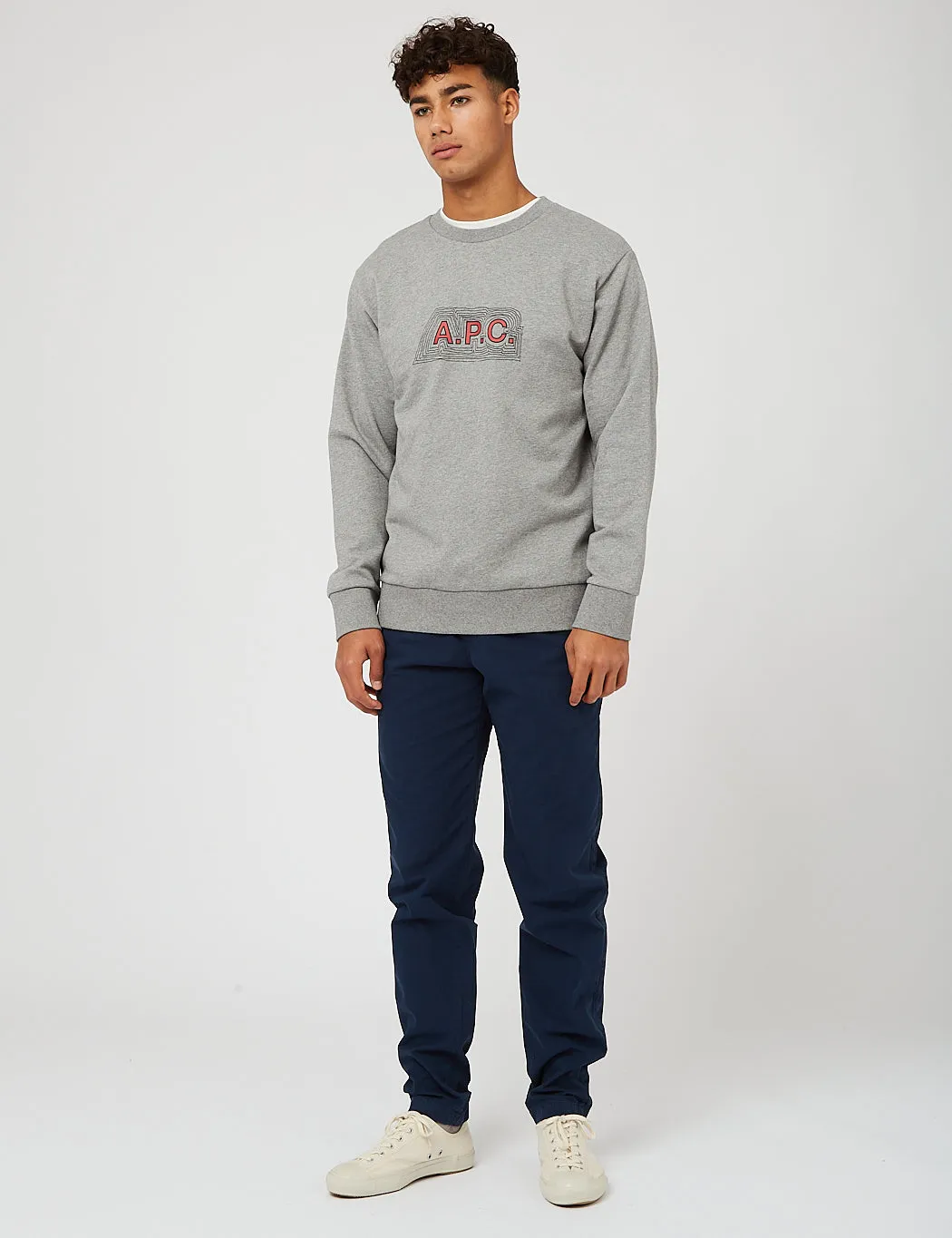 A.P.C. James Sweatshirt - Grey Heather