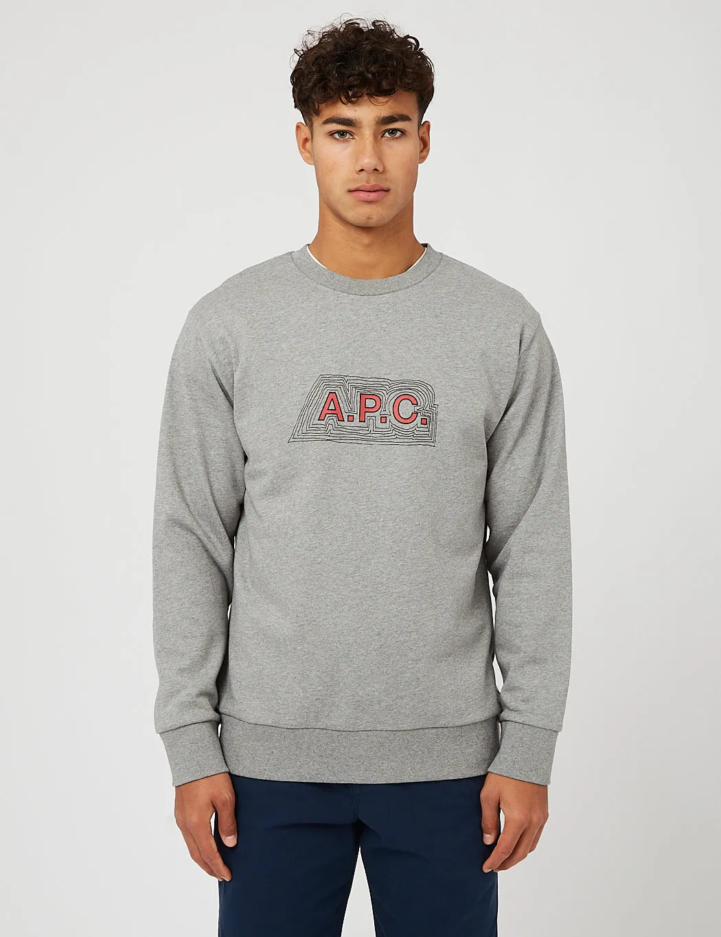 A.P.C. James Sweatshirt - Grey Heather