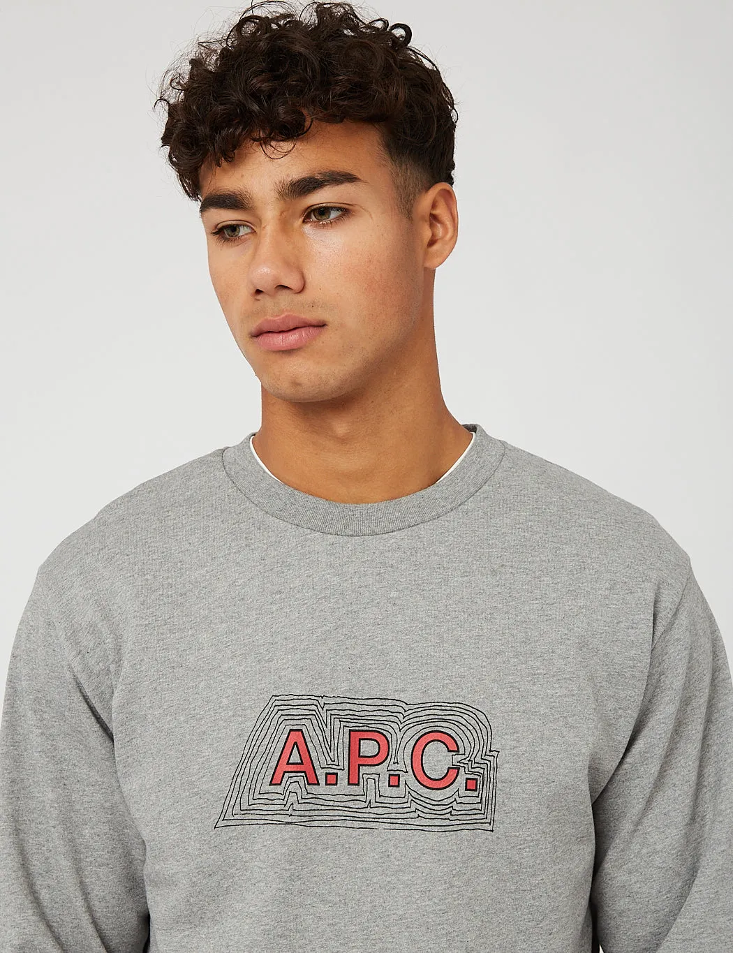 A.P.C. James Sweatshirt - Grey Heather