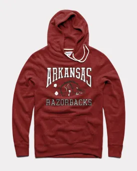 Arkansas Racing Razorbacks Cardinal Hoodie