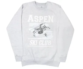 ASPEN SKI CLUB CREWNECK HTR GREY - USA4330CS