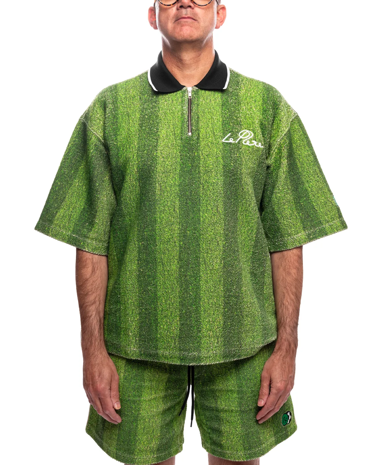 Astro Zip Polo Evergreen Turf