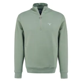 Barbour Rothley Half Zip Knit Agave Green