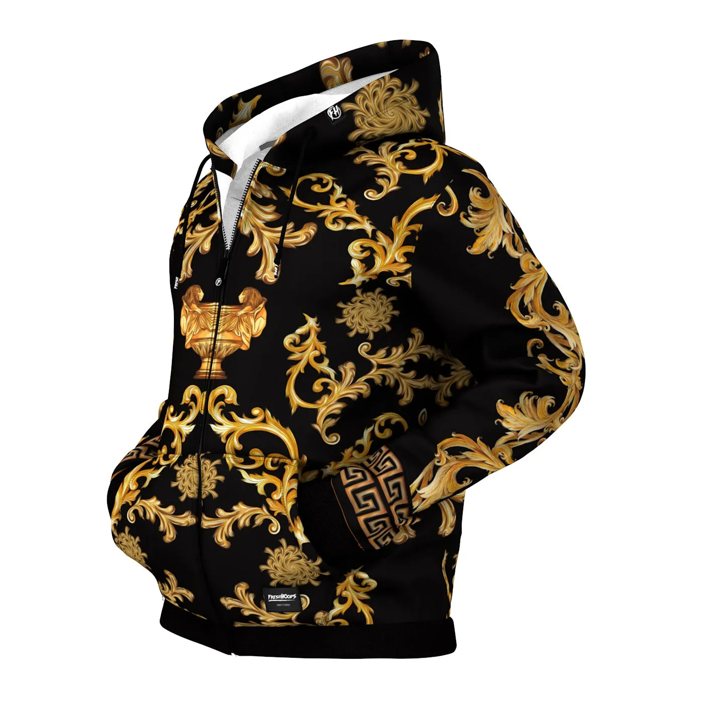 Baroque Zip Up Hoodie