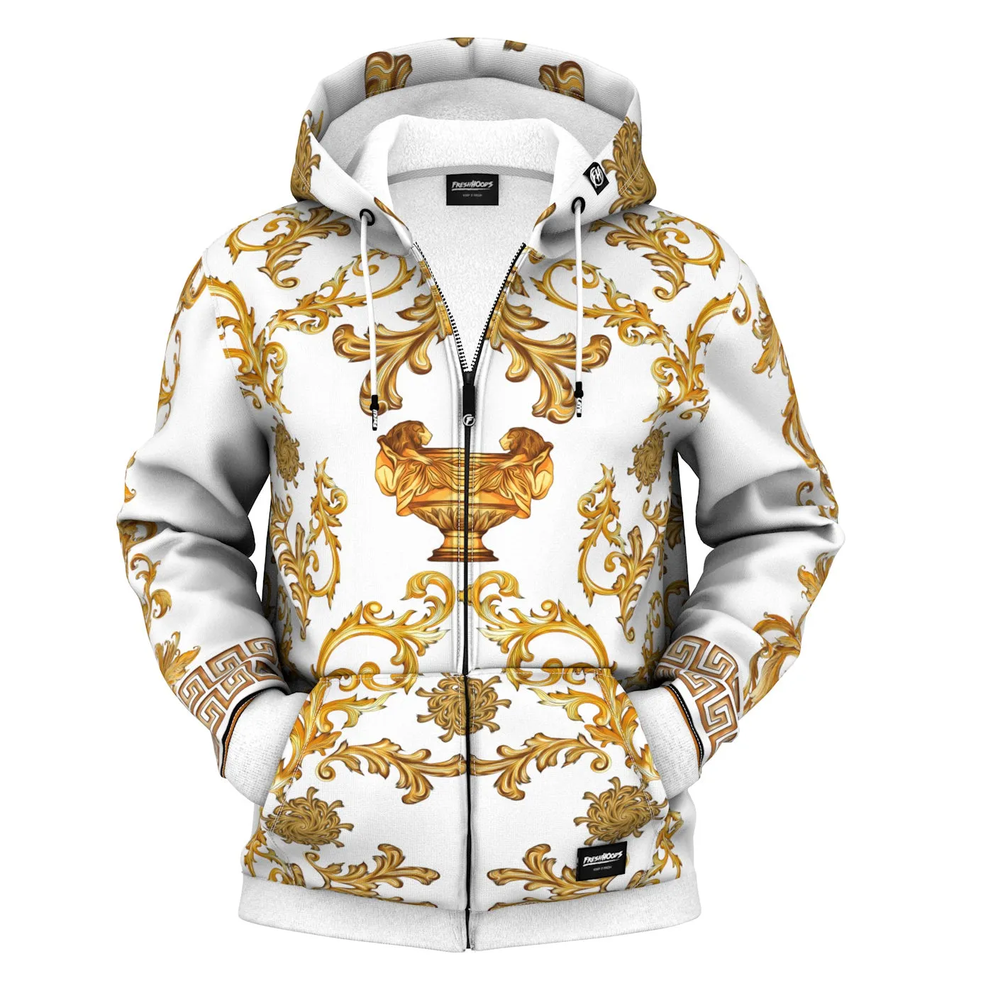 Baroque Zip Up Hoodie