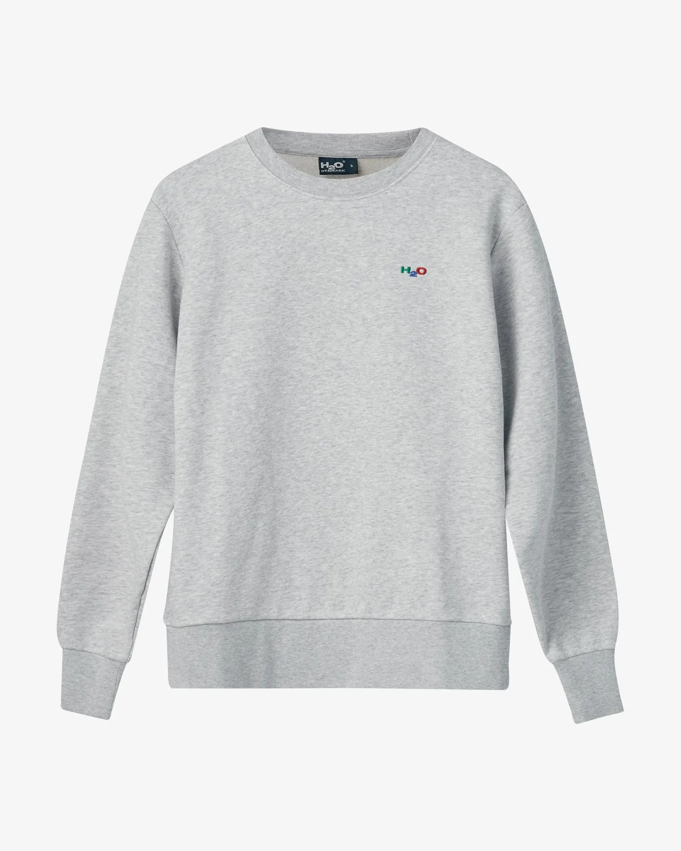 Light Grey Melange Basic Sweatshirt