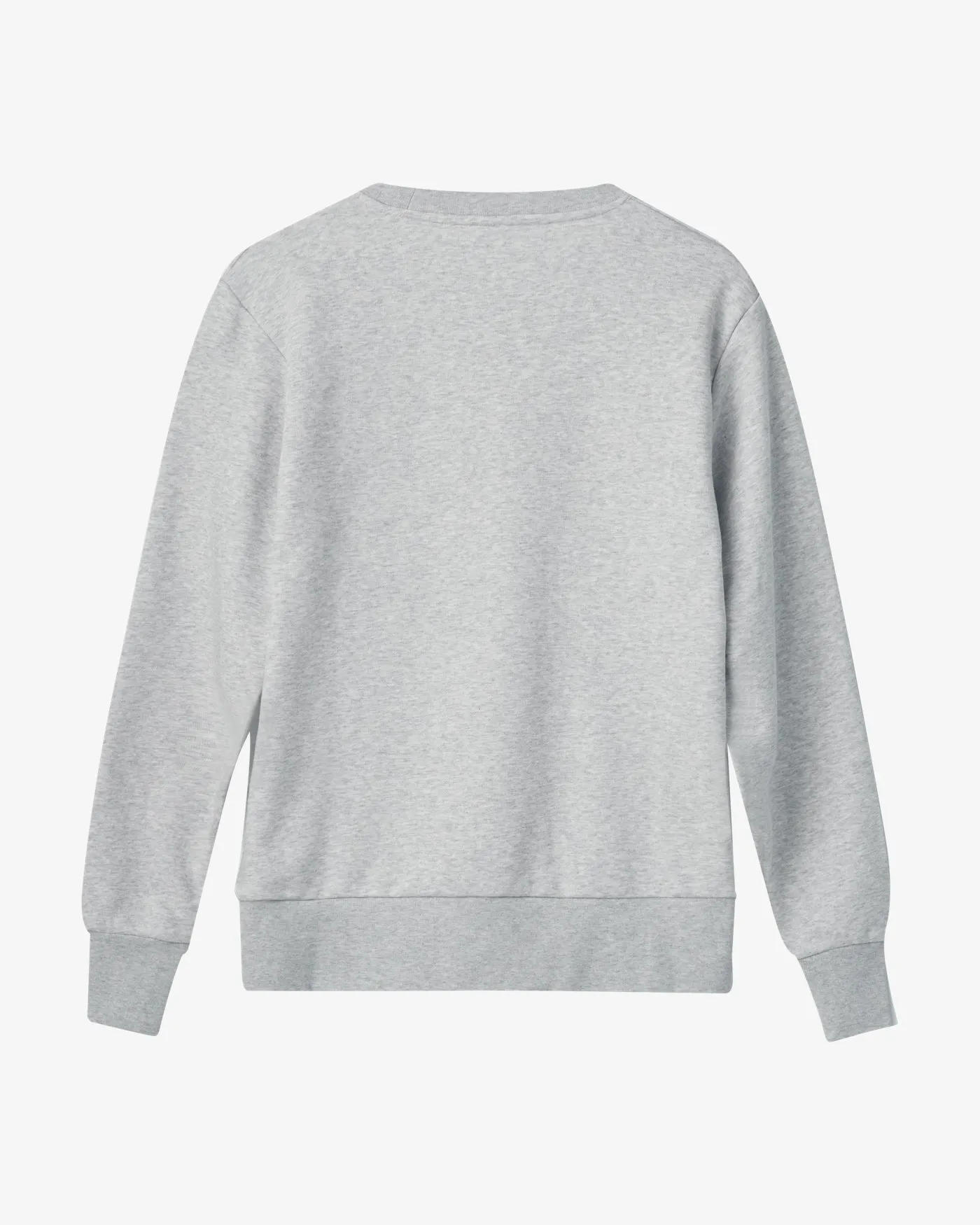 Light Grey Melange Basic Sweatshirt