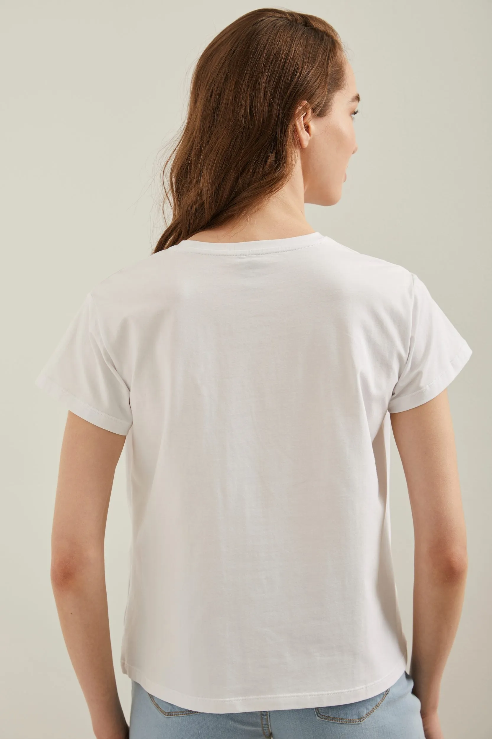 Basic crew neck t-shirt