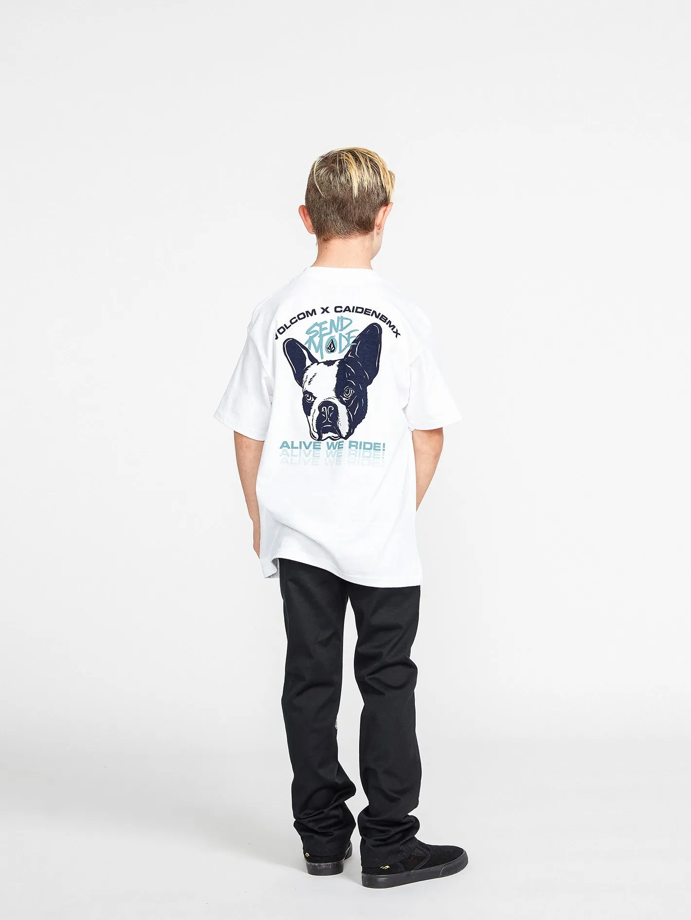 Big Boys Maddee Short Sleeve Tee - White