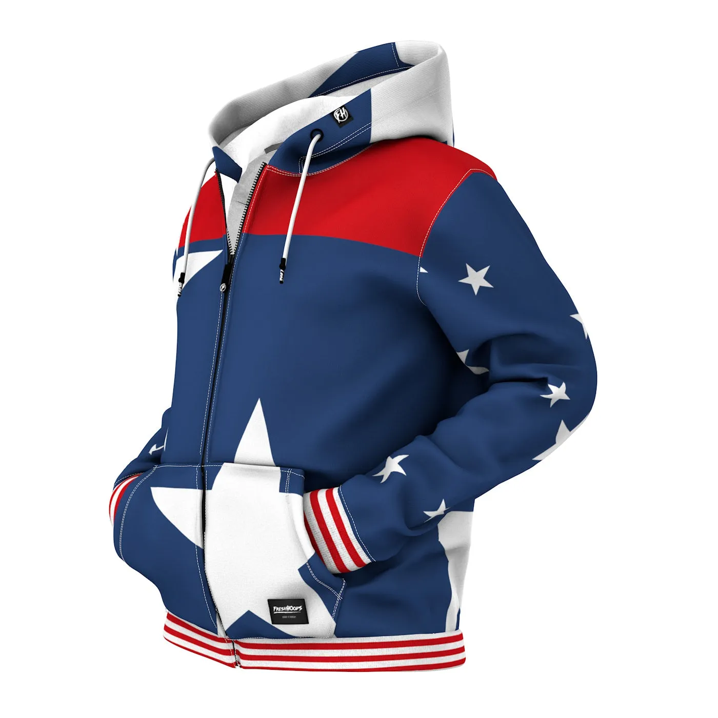 Big Stars Zip Up Hoodie