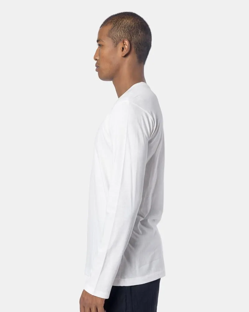 Bio Long Sleeve Basic Shirt in White