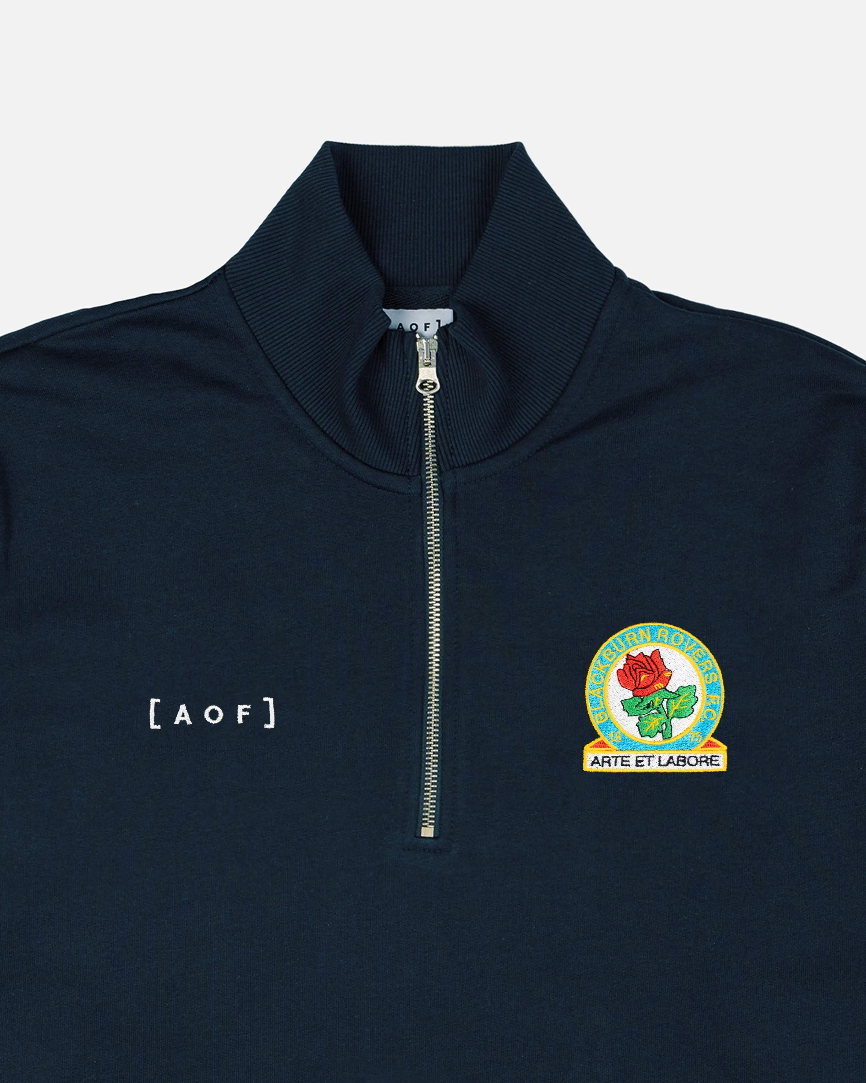 Blackburn Navy Quarter Zip Sweat