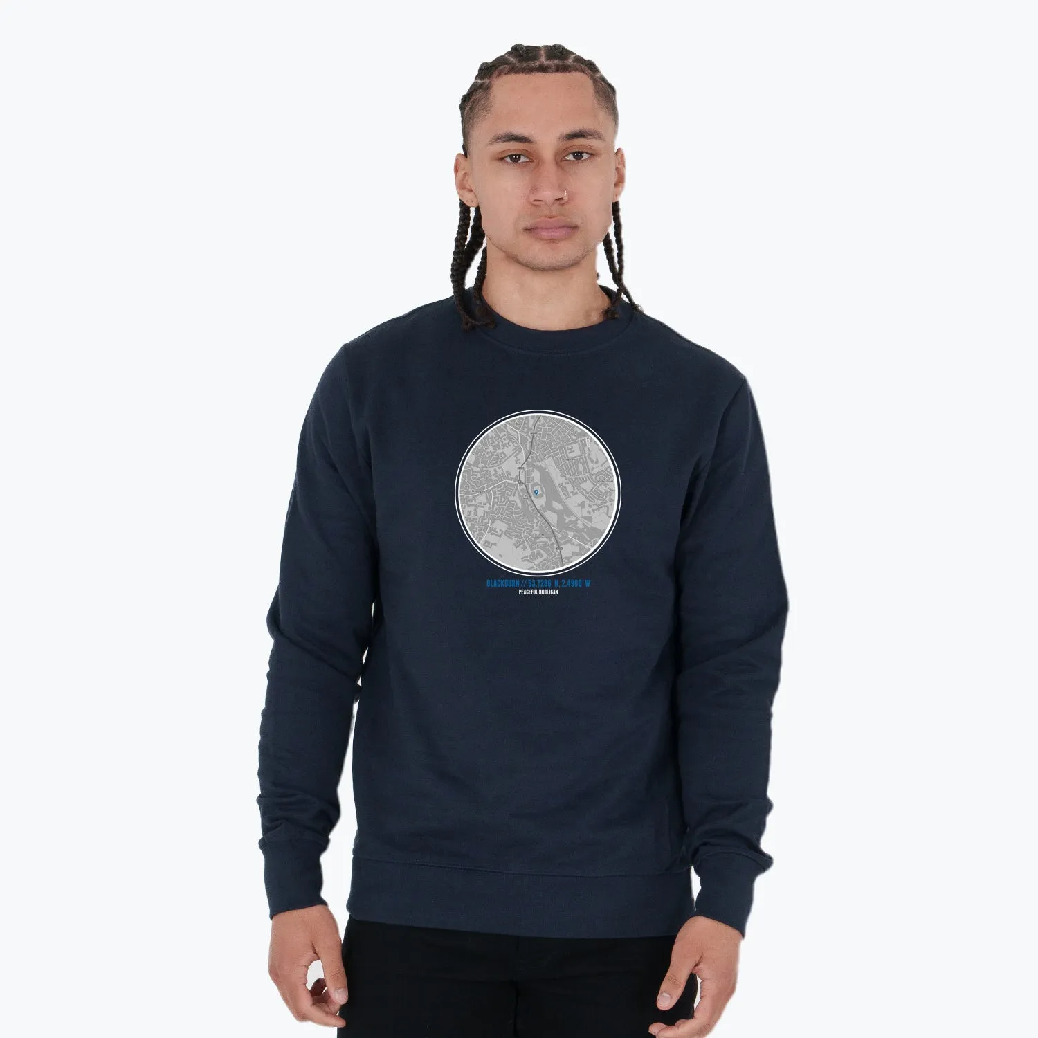 Blackburn Rovers Location Sweatshirt Navy