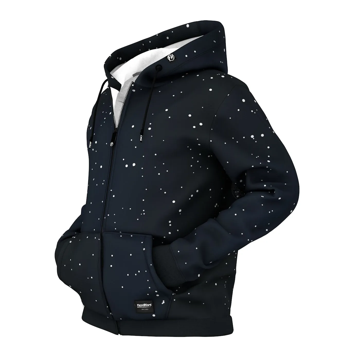 Blind Moon Zip Up Hoodie