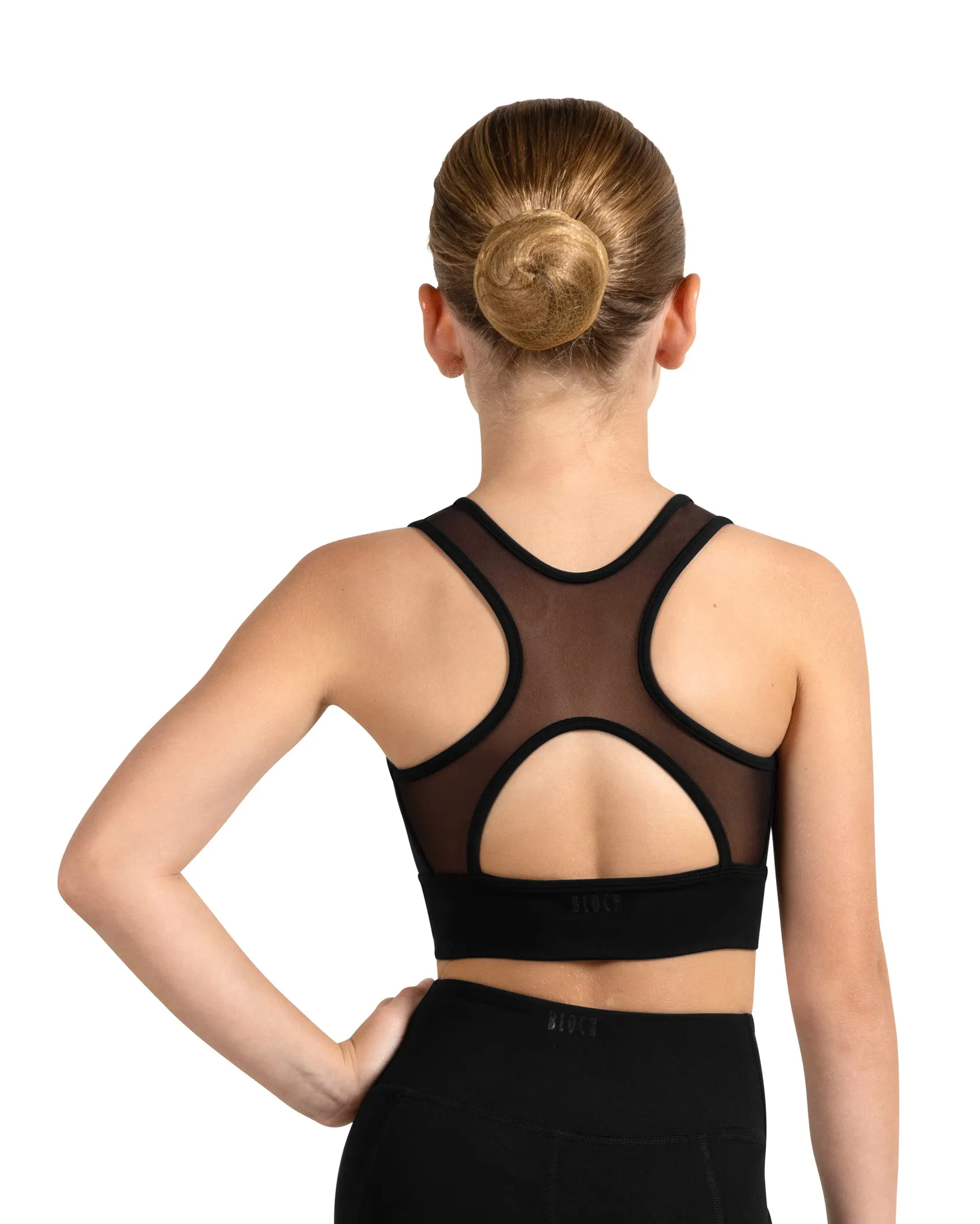 Bloch: Zip Front Crop Top - Childs