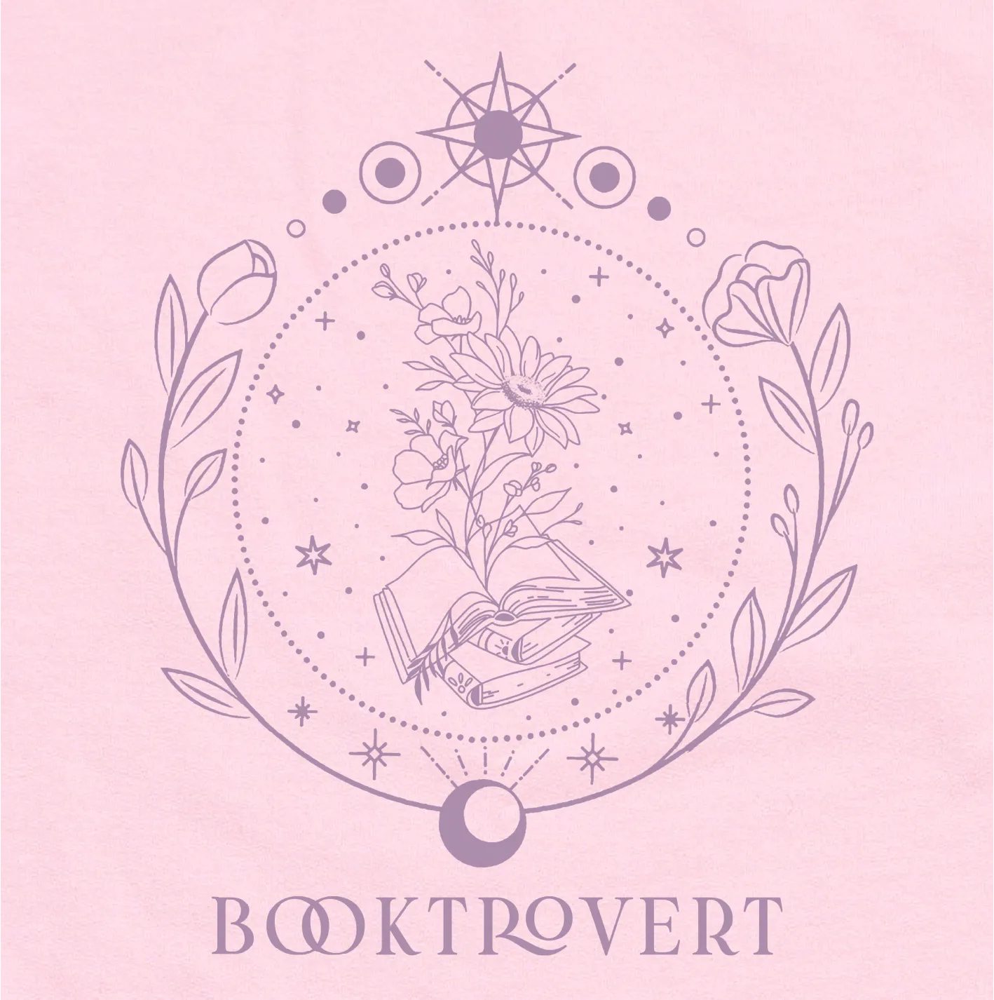 Booktrovert Pink or Blue Sweatshirt