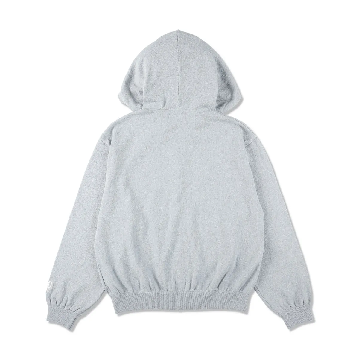 Bouclet Zip-up Hooded Sweatshirt / SKY