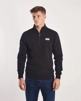 Boulder Half Zip Black Dust