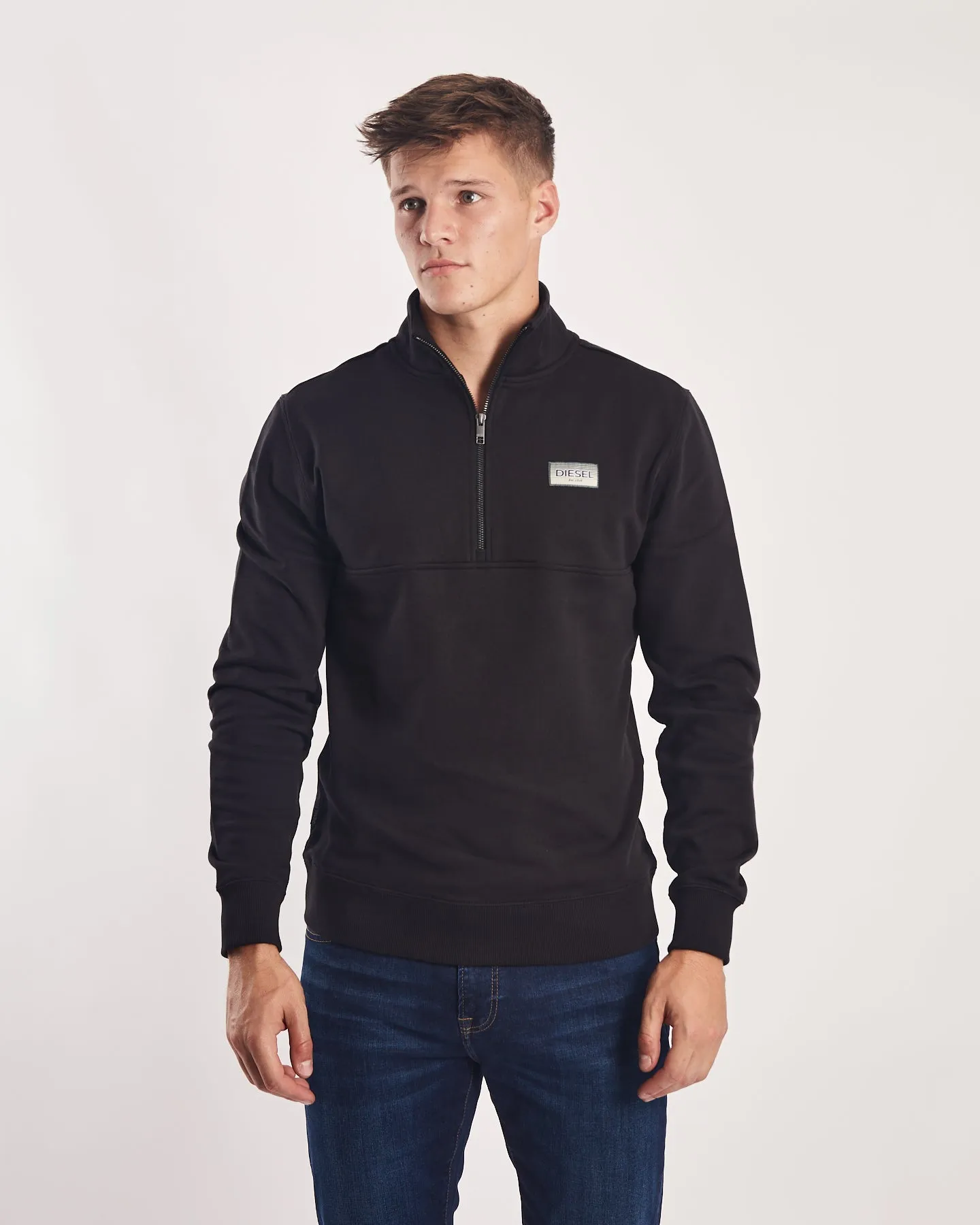 Boulder Half Zip Black Dust