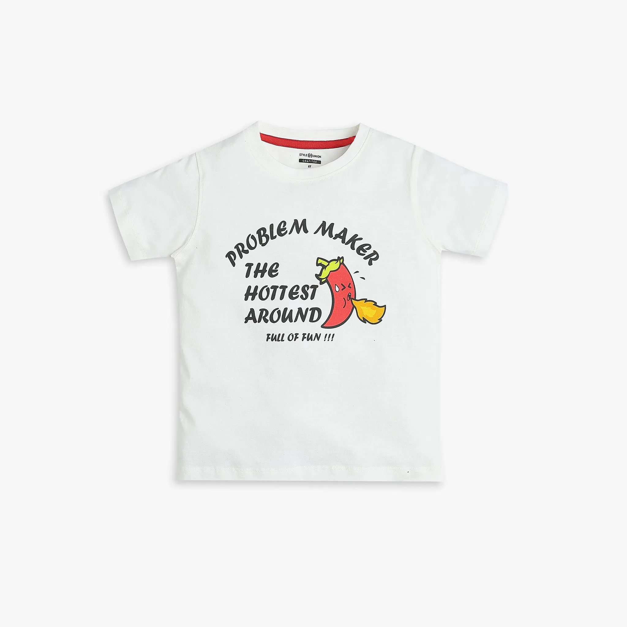 Boys Regular Fit Graphic T-Shirt