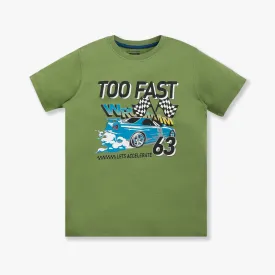 Boys Regular Fit Graphic T-Shirt