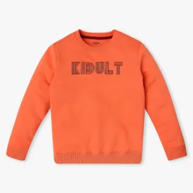 Boy's Regular Fit Printed Sweat Tees