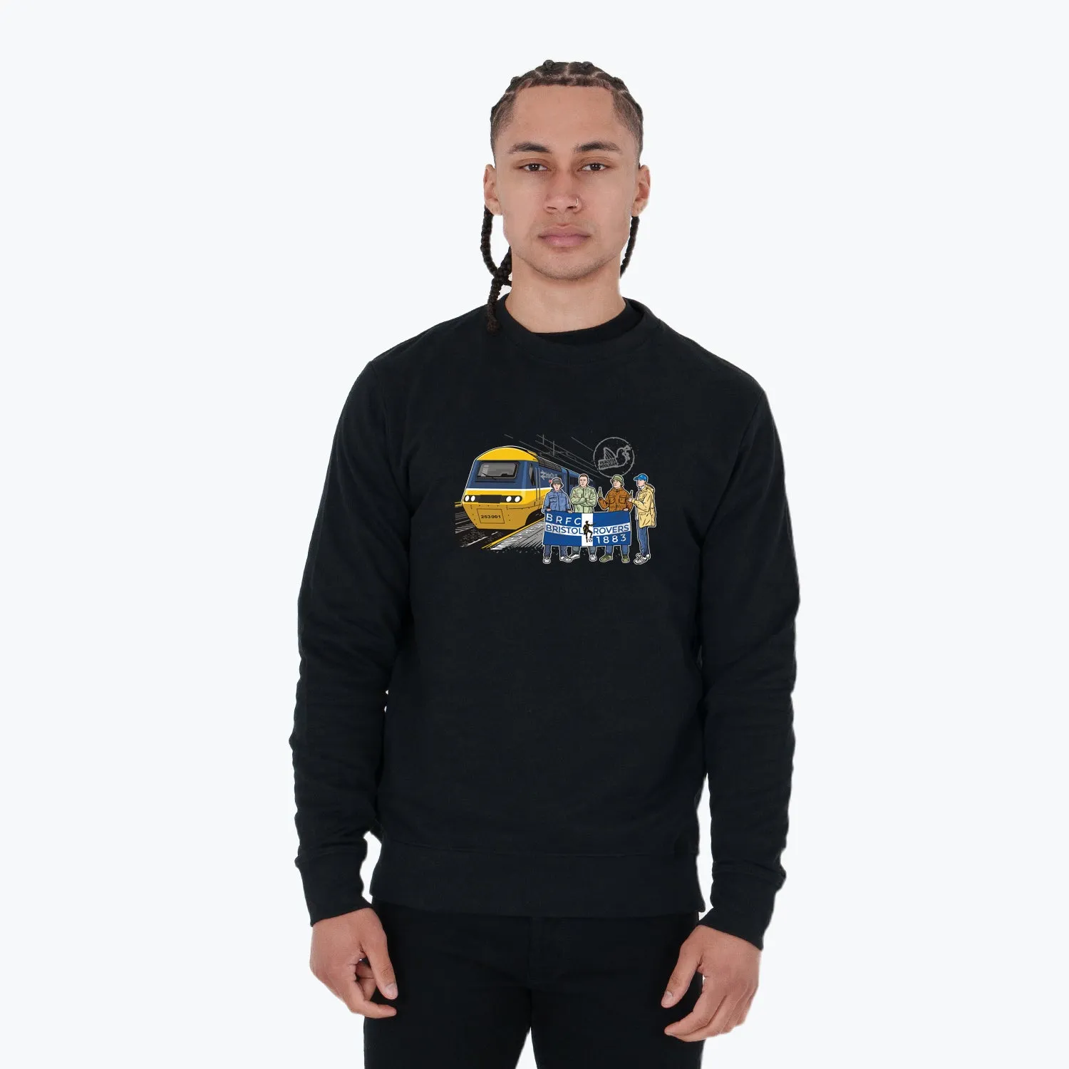 Bristol Rovers Excursions Sweatshirt Black